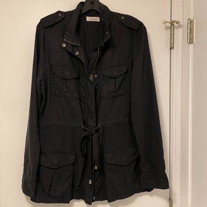 Elan Black Cargo Jacket Large